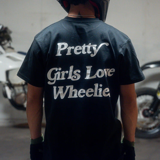 Black Pretty Girls Love Wheelies T-shirt